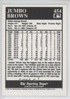 1992 The Sporting News Conlon Collection Jumbo Brown  454