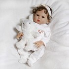 Waterproof Reborn Baby Dolls Lifelike Newborn Girl Doll Full Body Vinyl Silicone