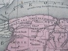 1839 Mitchell Map middle States   Part Of The South Showing Canals rr s battles