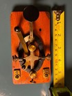 Vintage J h  Bunnell Telegraph Key   Morse Code Training Tapes Mitags