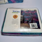 Springmaid Sheet Set Jewel Marble King 90s Vtg Memphis Geo Abstract Multicolor