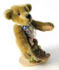 Little Gem Teddy Bears Hansel   Rudi Miniature Hand Stitched Plush Collectibles