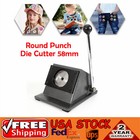 Button Maker 58mm Card Badge Punch Press Machine 500grams Parts Circle Cutter