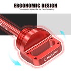 Nicecnc Oil Dipstick Oil Tank Level Gauge Cap For Yamaha Raptor 660r 2001-2005