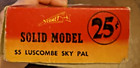 Vintage Comet Model Airplane Kit - Balsa Wood - S5 Luscombe Sky Pal C  1950