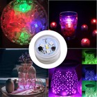 Mini Submersible Led Lights  Waterproof Small Led Tea Lights Candle With Remo   