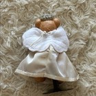 Adorable Bear Figurine With White Cape