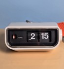 Copal 225 Flip Clock Near Mint White Vintage Japan Works  read 