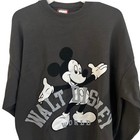 Vintage 80 s Walt Disney World Mickey Mouse Sweatshirt Osfa Unisex Oversized