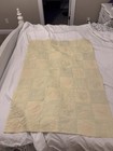 Vintage Handmade Baby Blanket Quilted 37x53 1970s- 1980s