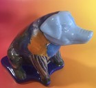 Scarce Vtg Alpine Bank Colorado Mascot Piggy Bank Coin Advertising Pig 225 250