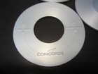 British Airways Concorde Airplane Set Of 4 Aircraft Aluminum Metal Coasters Rare