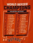 Fanatics Houston Astros World Series Champions T-shirt Men L   2017 Roster Mlb