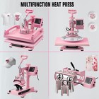 8in1 Combo Heat Press Machine 15 x15  Sublimation Transfer T-shirt Mug Plate Hat