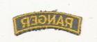 Ranger Tab Patch Color Twill Vietnam Era Cut Edge Us Army