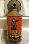 1930s Burgermeister Ale  Irtp Quart Cone Top Beer Can San Francisco California