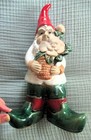 Vtg Pfaltzgraff Tea Rose Garden Gnome Ceramic Statue Hand Painted Figure 12  Htf