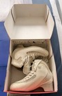 Edea Ice Fly Figure Skates White Size 275 Stiff Leather Lace-up Boots
