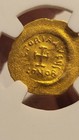 Heraclius Tremissis Gold Cross Coin 610-641 Ad - Certified Ngc Ch Xf