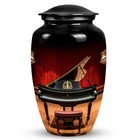 Grand Piano Urn For Ashes - Decorative Modern Urns For Human Ashes 10 Inches