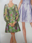 Vtg 60 s Simplicity 8089 Front-interest Dress Sewing Pattern Women Uncut Sz 12