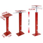 4pcs 19 -36  Height Range Adjustable Floor Jack Post House Floor Leveling Lift