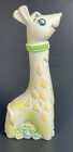 4 Rubber Squeaky Toys Vintage Giraffe Bear Clown Pink Elephant Vintage 1970 