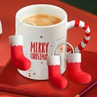 Tea Strainer Stocking Lovely Stocking Shape Reusable Tea Steeper Realistic