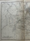 1876 Upper Nubia   Abyssinia Large Hand Coloured Original Antique Map