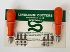 Speedball Linoleum Cutters Vintage Assortment   2 Product No  4132-usa  6 Blades