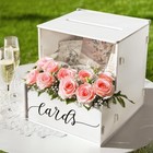 Elegant Wedding Card Box Acrylic Gift Card Holder Trough Celebrations Events New