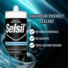 Clear Aquarium Silicone Sealant 10 14 Oz Fish Safe Waterproof Glass Adhesive