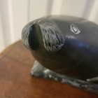 Vintage Made In Canada Inuit Soapstone Carved Seal