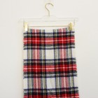 Scottish Plaid Tartan Scarf Red Winter Muffler Fringe Shawl Wrap Berkshire Adult