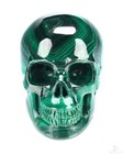 Gemstone 2 0  Malachite Hand Carved Crystal Skull  Realistic  Crystal Healing
