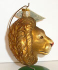 2009 Lion Head -  Old World Christmas Blown Glass Ornament New W tag