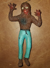 Vintage Ahi 1970s Wolfman Monster Rubber Jiggler Figure Hong Kong