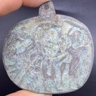 Museum Find Ancient Roman Bronze Amulet With War Scene