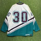 Vintage Anaheim Mighty Ducks Jersey Mens 56 Xl Hockey Authentic Center Ice Ccm
