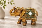 Feng Shui Wealth Lucky Trunk Up Elephant Statue Figurine Home Decor Gift-4