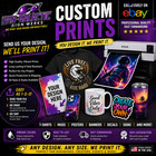 Custom Personalized Sublimation Prints     Any Text   Name - Graphic Tshirt