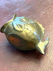 Retro Fish Incense Holder  Ashtray  Brass bronze Metal Figurine  Big Mouth Fish