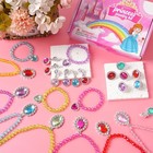 Princess Jewelry Set For Little Girls With Necklace Bracelets Rings Earrings