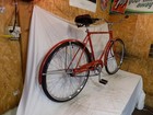 1963 Schwinn Racer Mens Road Cruiser Bicycle Red Collegiate Vintage Speedster S5