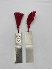 Valentine Ticket To My Heart Metal Bookmark With Red Tassel - 2