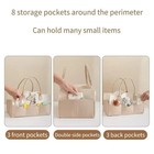 Baby Diaper Caddy Organizer Felt Nursery Storage Basket Portable