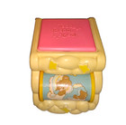 Fisher Price Teddy Beddy Bear Bear In The Box Chiming Popup Toy 1987 Works