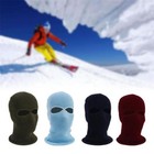 2 Hole Full Face Ski Mask Winter Cap Balaclava Hood Beanie Tactical Hat New