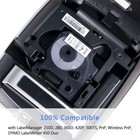 5x 45013 Dymo D1 Label 12mm X 7m Tape Black On White Label Manager Compatible