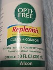 Alcon Opti-free Replenish Multi-purpose Solution 10 Fl Oz Contact Lens New